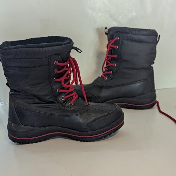 Cougar Canada Waterproof Insulated Boots Lace Up Chamonix Fleece Lined - Picture 8 of 10